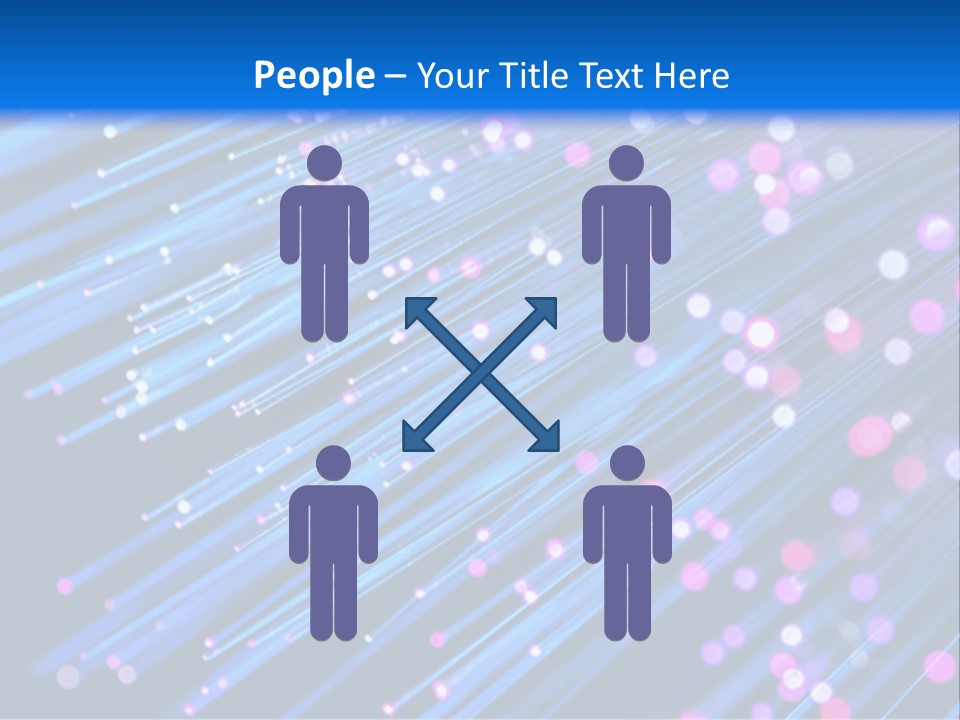 A Blue And Pink Abstract Background With Lines PowerPoint Template