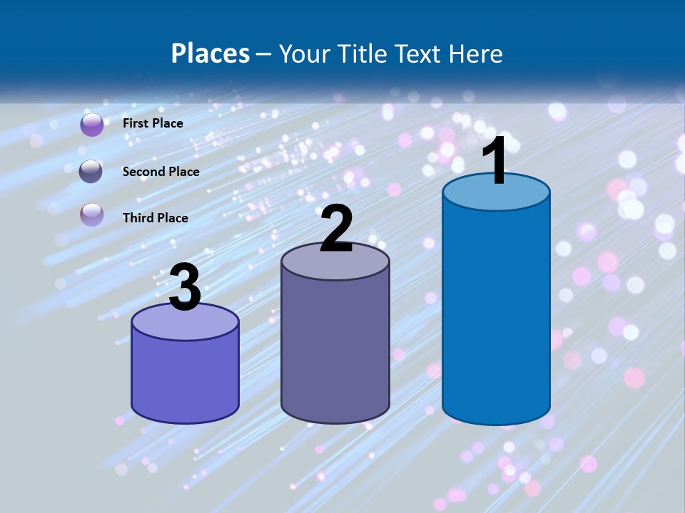 A Blue And Purple Abstract Background With Lines PowerPoint Template