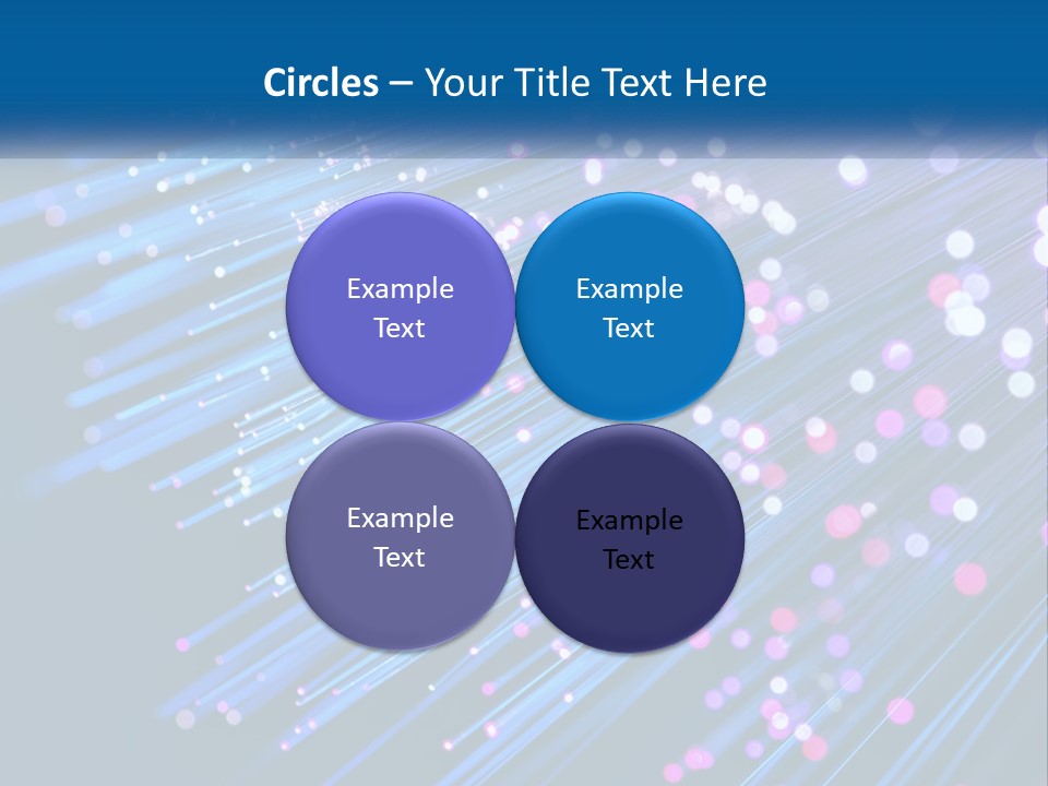 A Blue And Purple Abstract Background With Lines PowerPoint Template