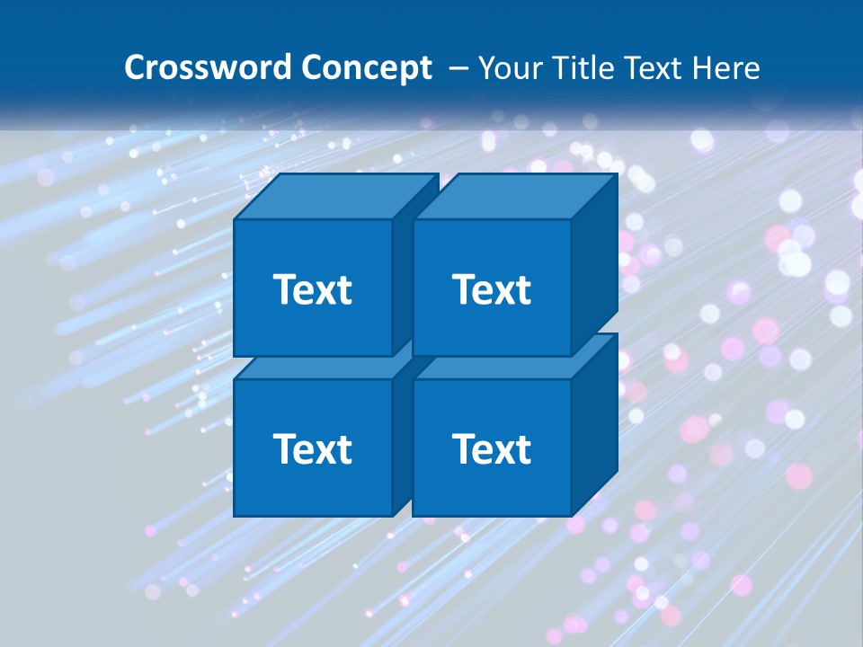 A Blue And Purple Abstract Background With Lines PowerPoint Template