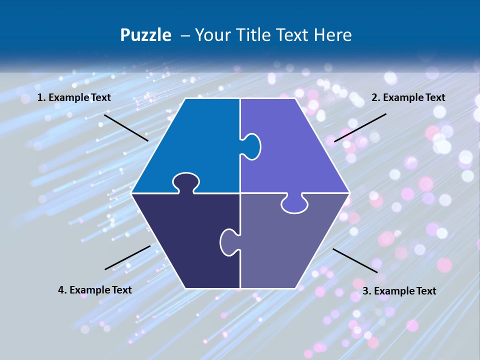 A Blue And Purple Abstract Background With Lines PowerPoint Template