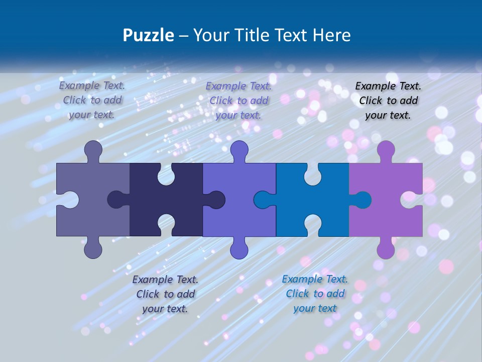 A Blue And Purple Abstract Background With Lines PowerPoint Template