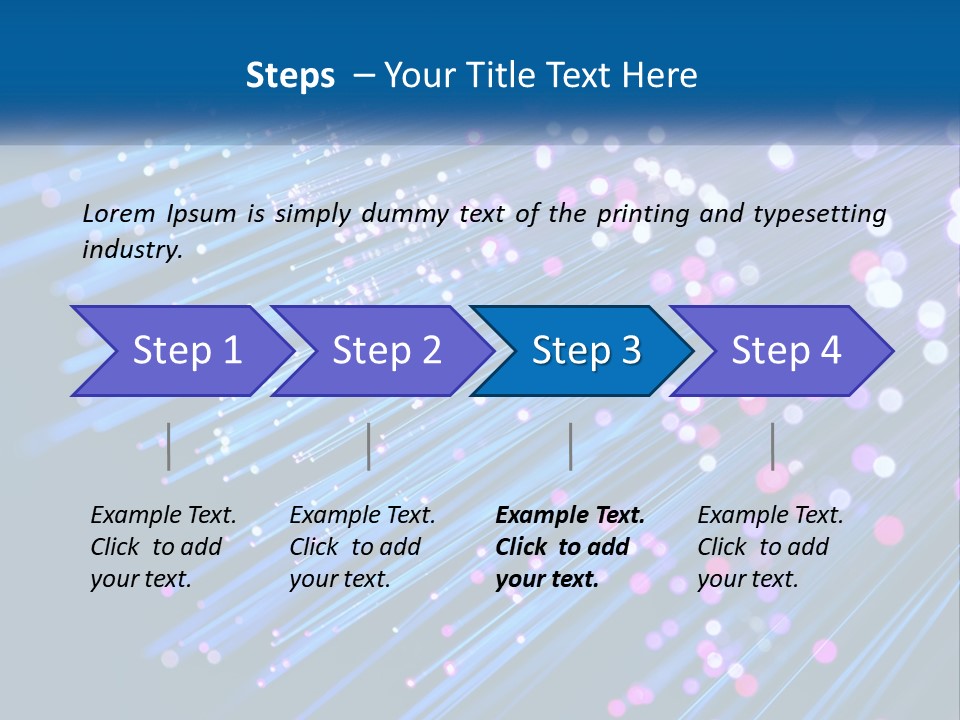 A Blue And Purple Abstract Background With Lines PowerPoint Template