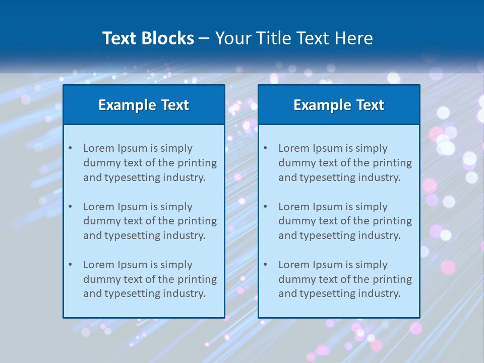 A Blue And Purple Abstract Background With Lines PowerPoint Template