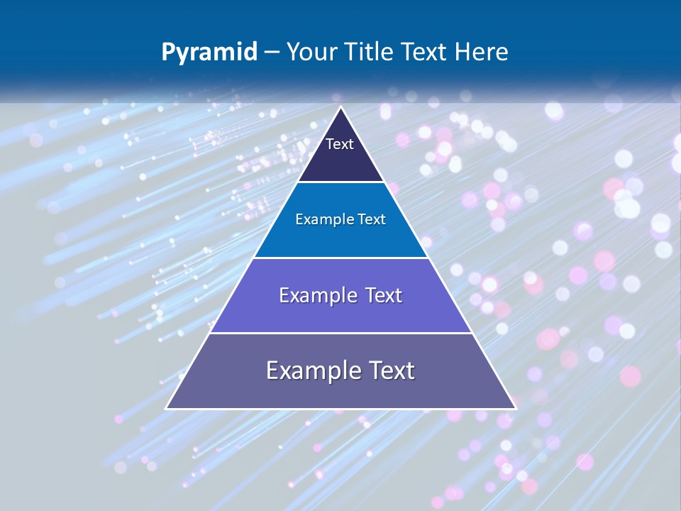 A Blue And Purple Abstract Background With Lines PowerPoint Template