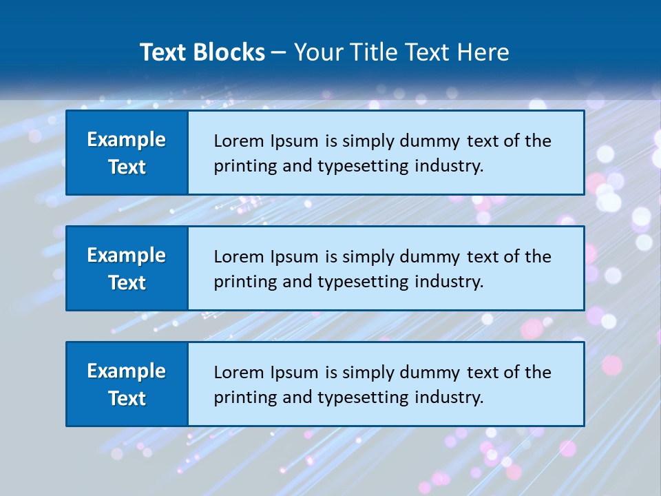 A Blue And Purple Abstract Background With Lines PowerPoint Template