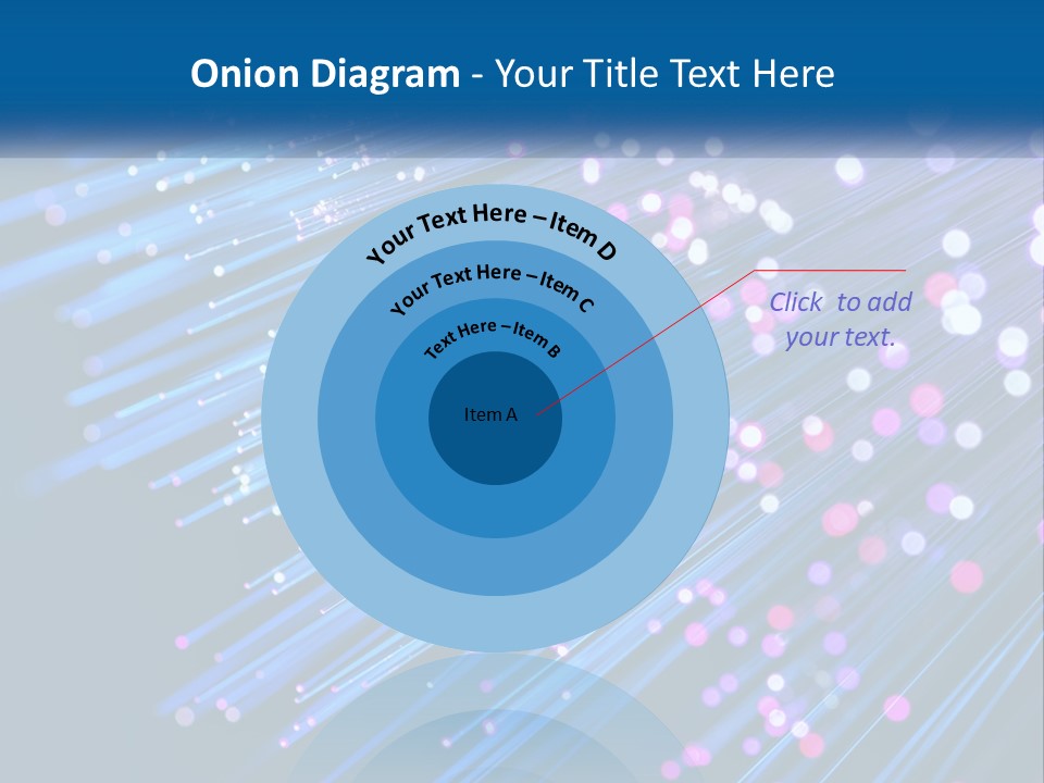 A Blue And Purple Abstract Background With Lines PowerPoint Template