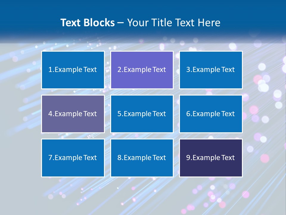 A Blue And Purple Abstract Background With Lines PowerPoint Template