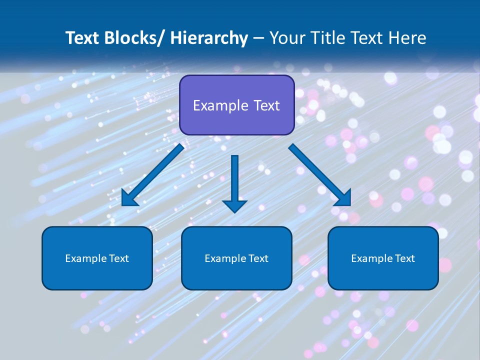 A Blue And Purple Abstract Background With Lines PowerPoint Template