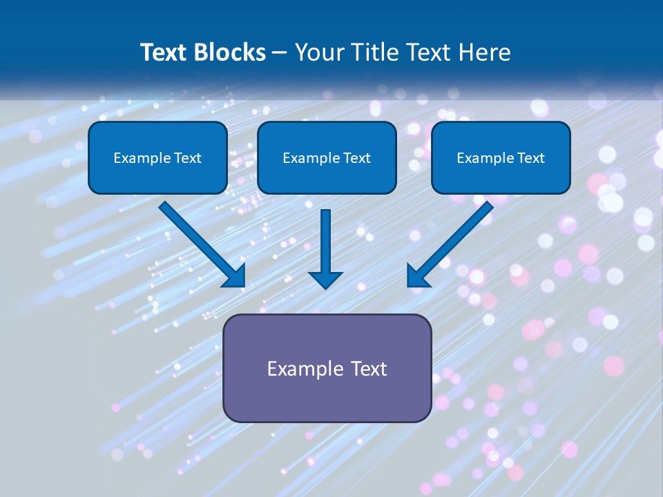 A Blue And Purple Abstract Background With Lines PowerPoint Template