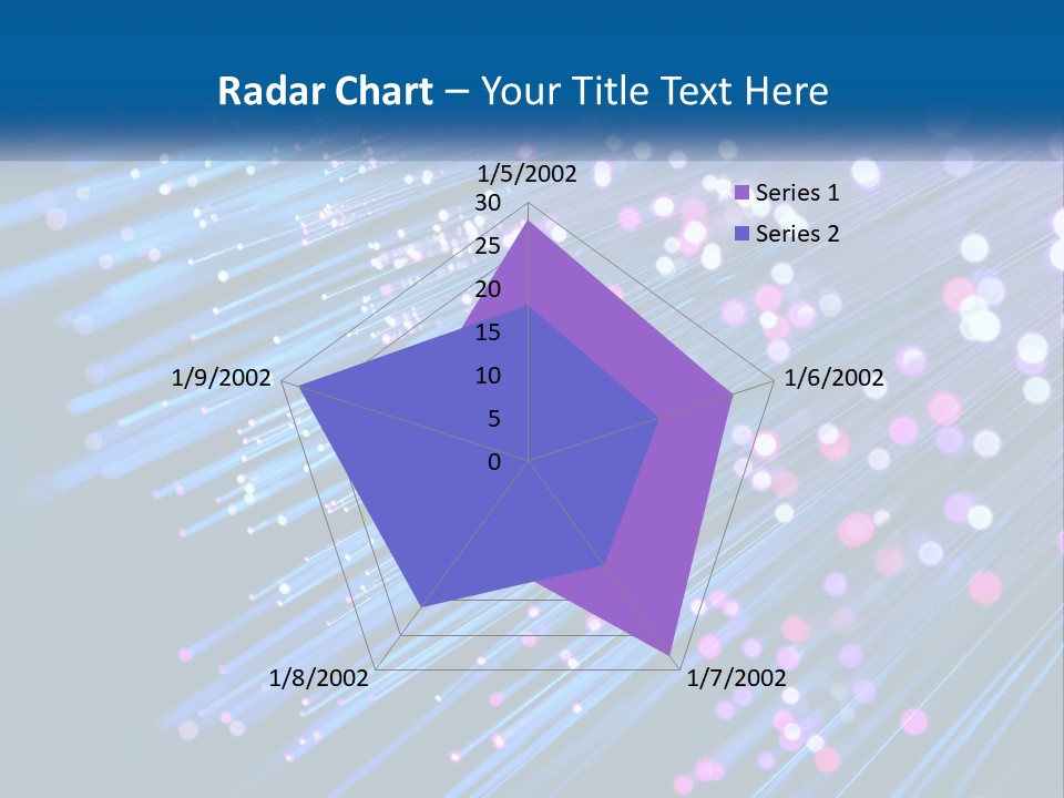 A Blue And Purple Abstract Background With Lines PowerPoint Template