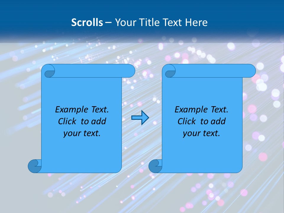 A Blue And Purple Abstract Background With Lines PowerPoint Template