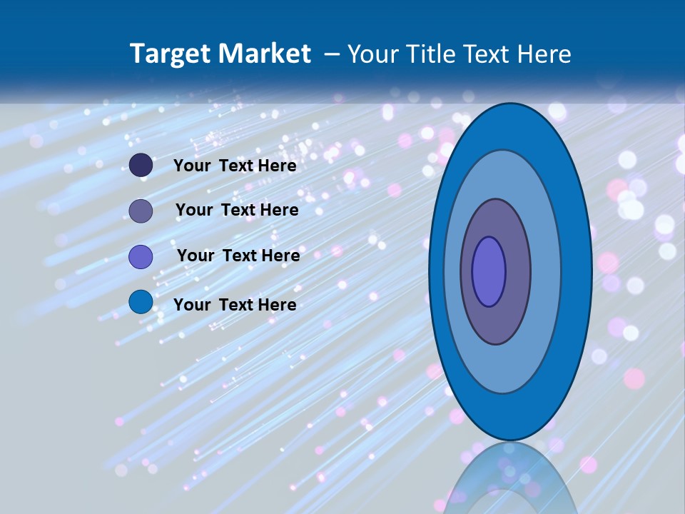 A Blue And Purple Abstract Background With Lines PowerPoint Template