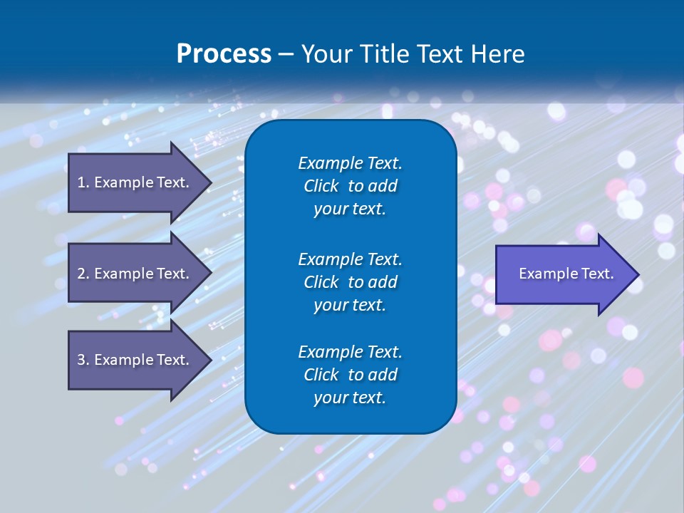 A Blue And Purple Abstract Background With Lines PowerPoint Template