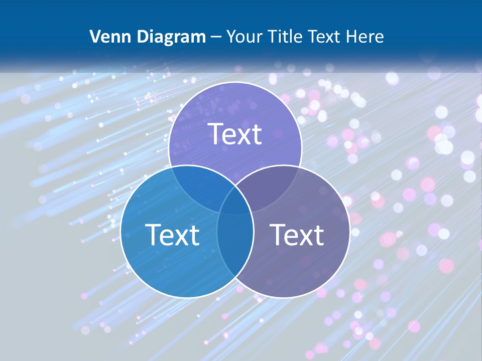A Blue And Purple Abstract Background With Lines PowerPoint Template