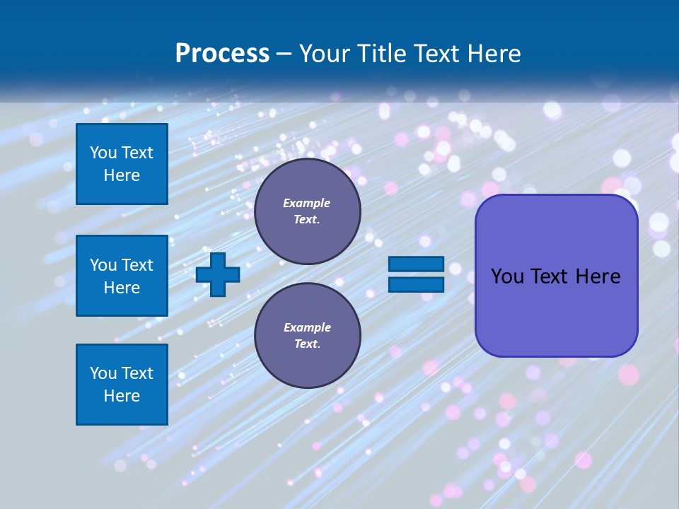 A Blue And Purple Abstract Background With Lines PowerPoint Template