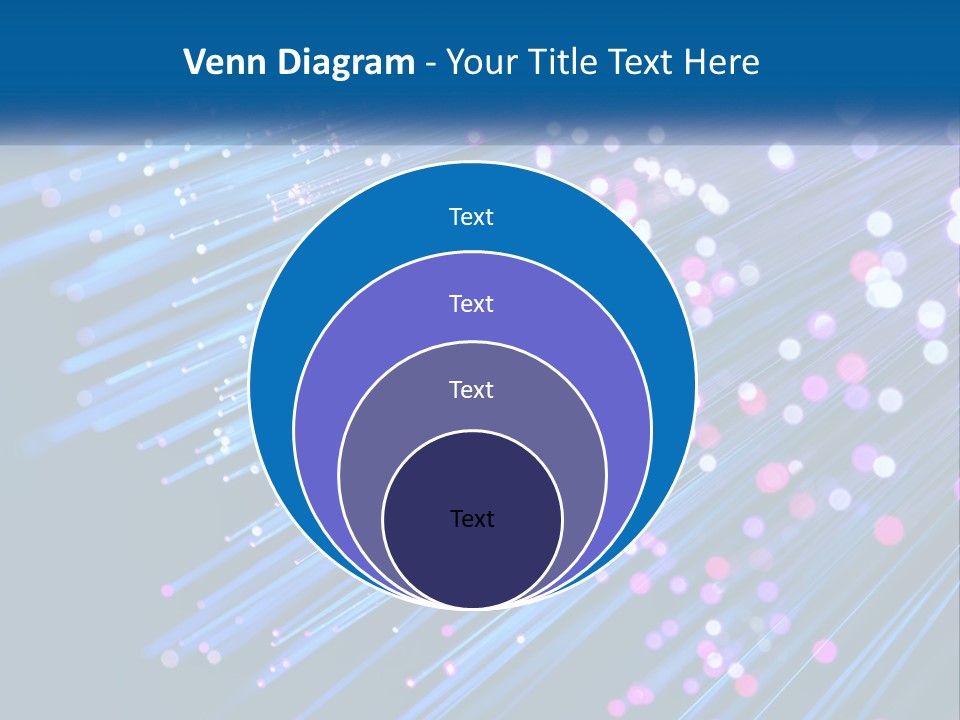 A Blue And Purple Abstract Background With Lines PowerPoint Template