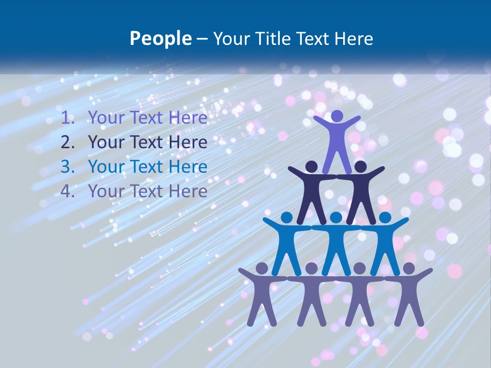 A Blue And Purple Abstract Background With Lines PowerPoint Template