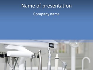 A Dental Powerpoint Presentation Is Shown PowerPoint Template