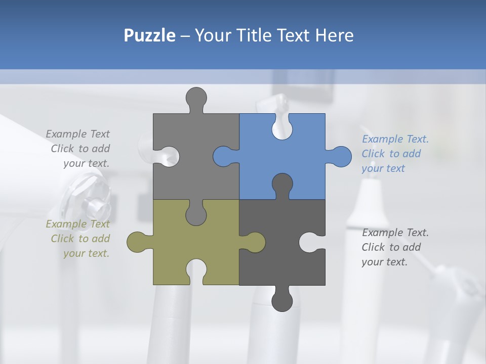 A Dental Powerpoint Presentation Is Shown PowerPoint Template