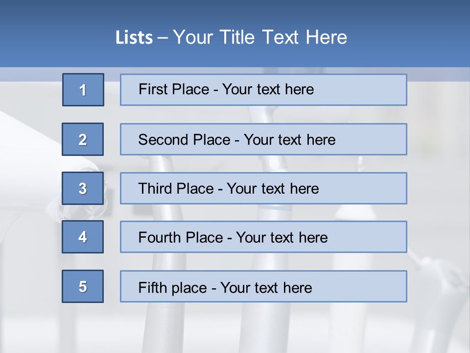 A Dental Powerpoint Presentation Is Shown PowerPoint Template