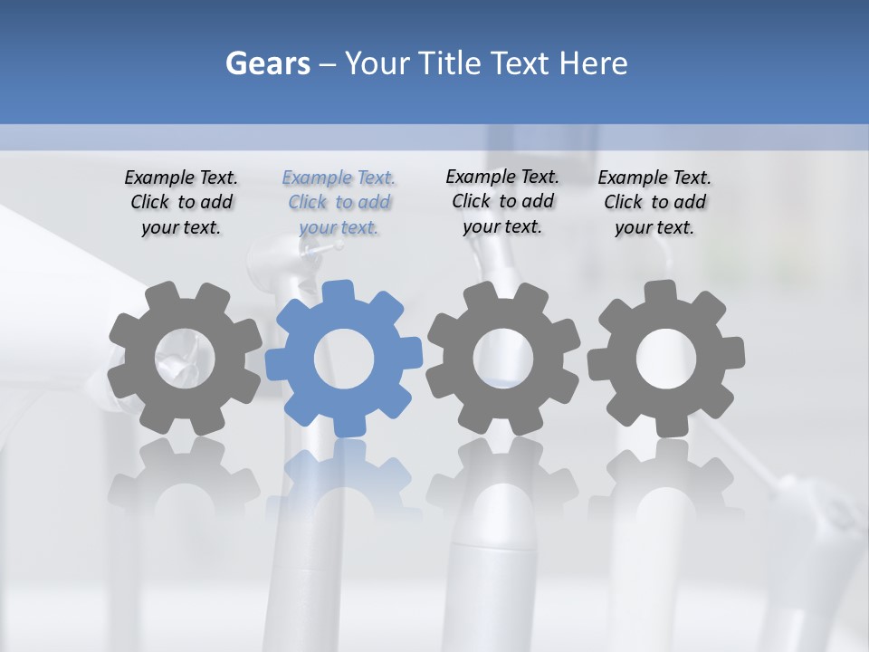 A Dental Powerpoint Presentation Is Shown PowerPoint Template