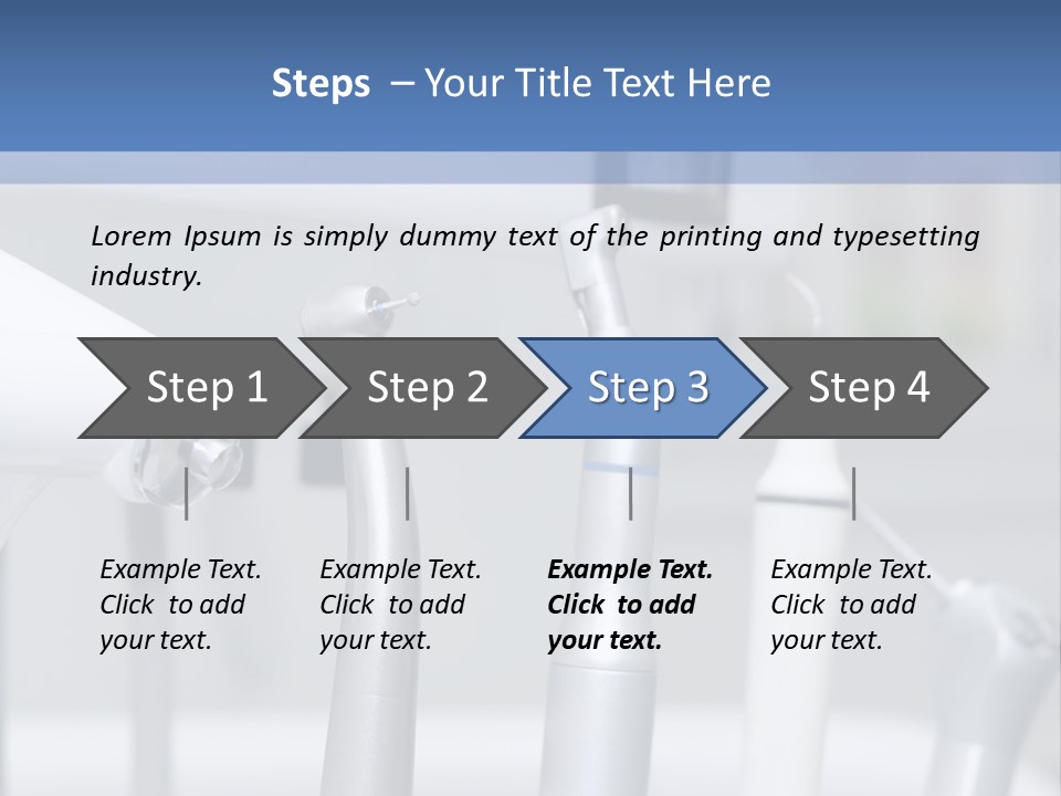 A Dental Powerpoint Presentation Is Shown PowerPoint Template