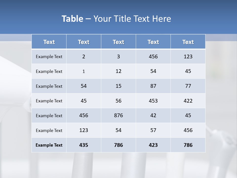 A Dental Powerpoint Presentation Is Shown PowerPoint Template