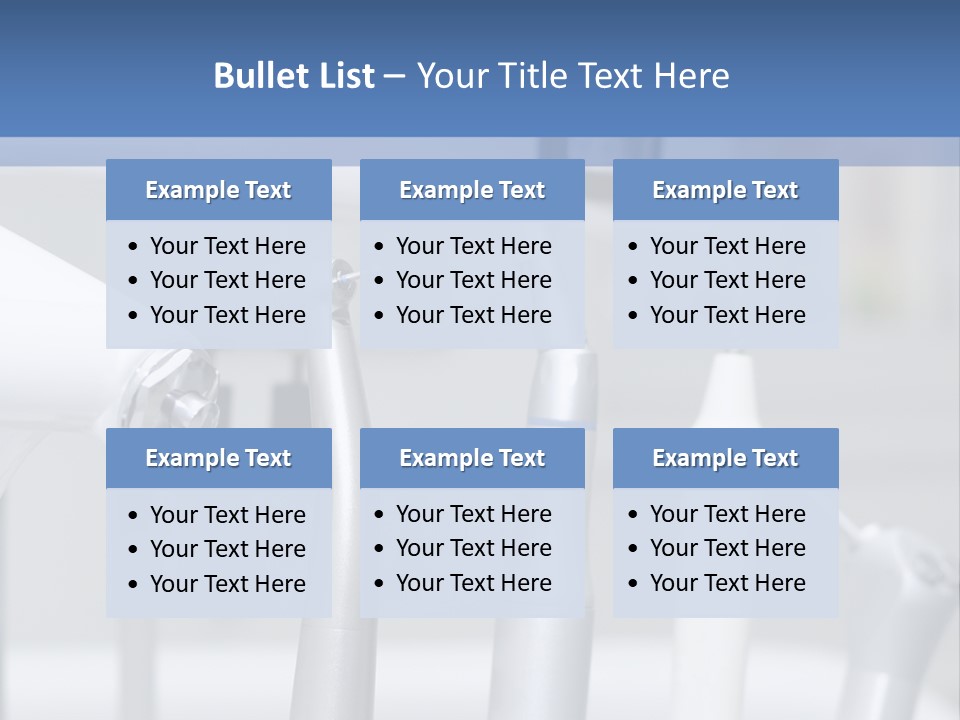 A Dental Powerpoint Presentation Is Shown PowerPoint Template