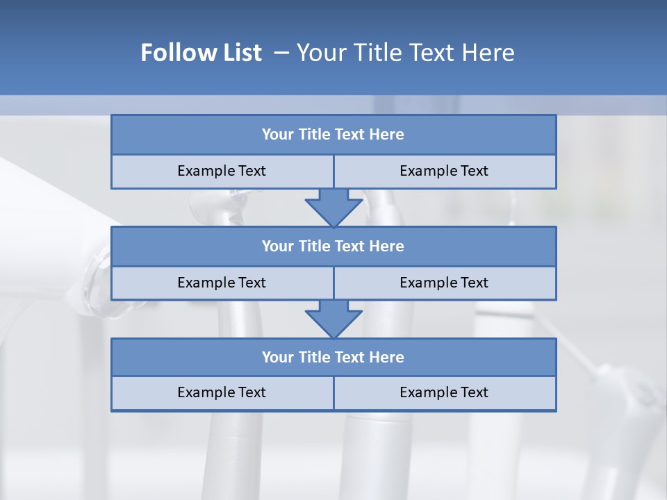 A Dental Powerpoint Presentation Is Shown PowerPoint Template