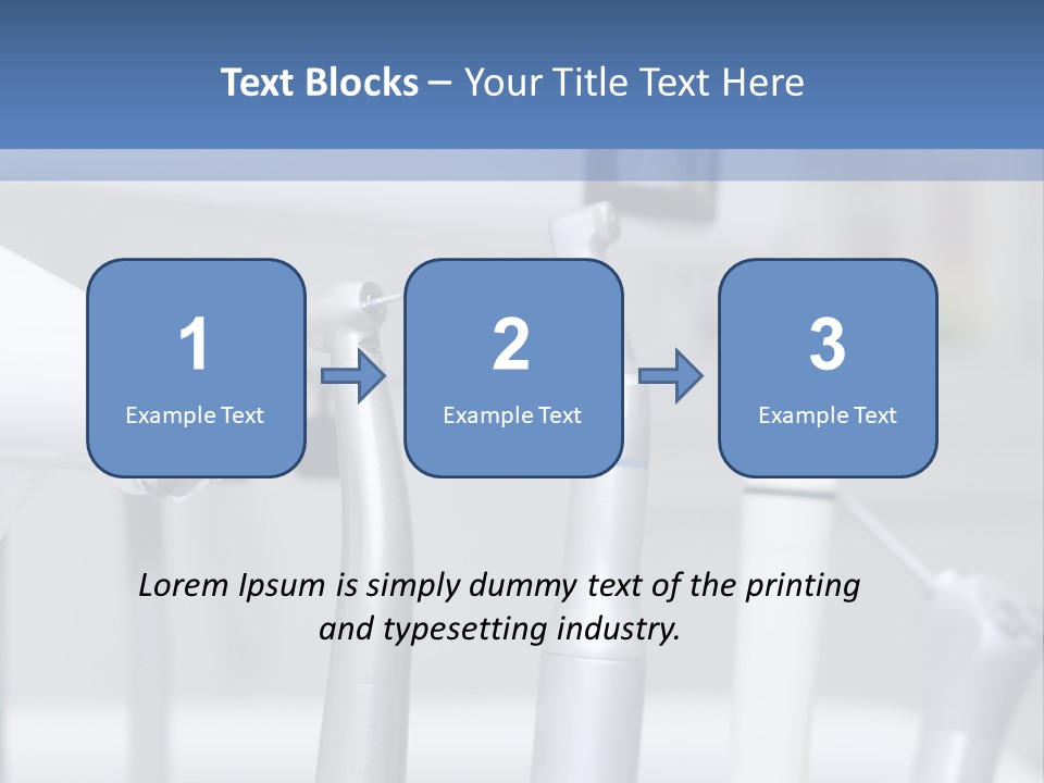 A Dental Powerpoint Presentation Is Shown PowerPoint Template
