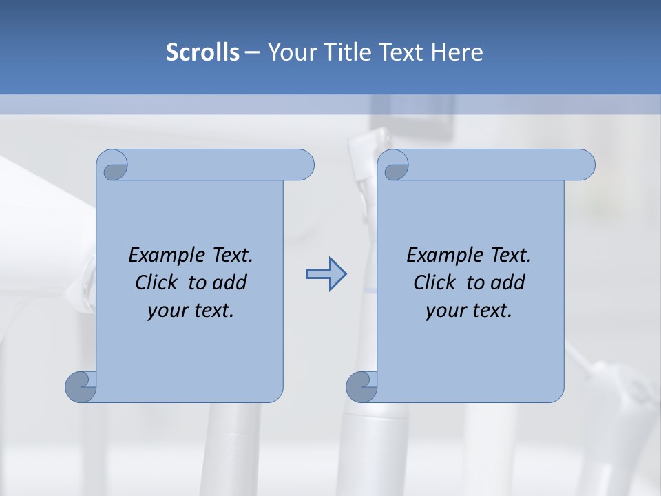 A Dental Powerpoint Presentation Is Shown PowerPoint Template