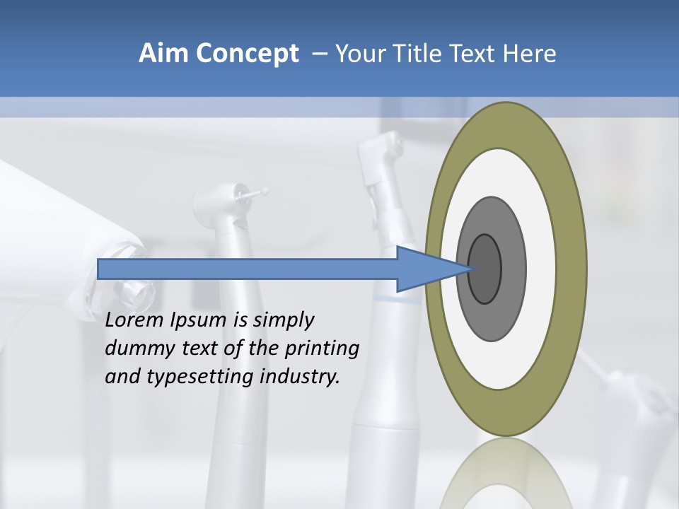 A Dental Powerpoint Presentation Is Shown PowerPoint Template