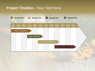 A Wooden Spoon Filled With Yellow Powder Next To Vegetables PowerPoint Template