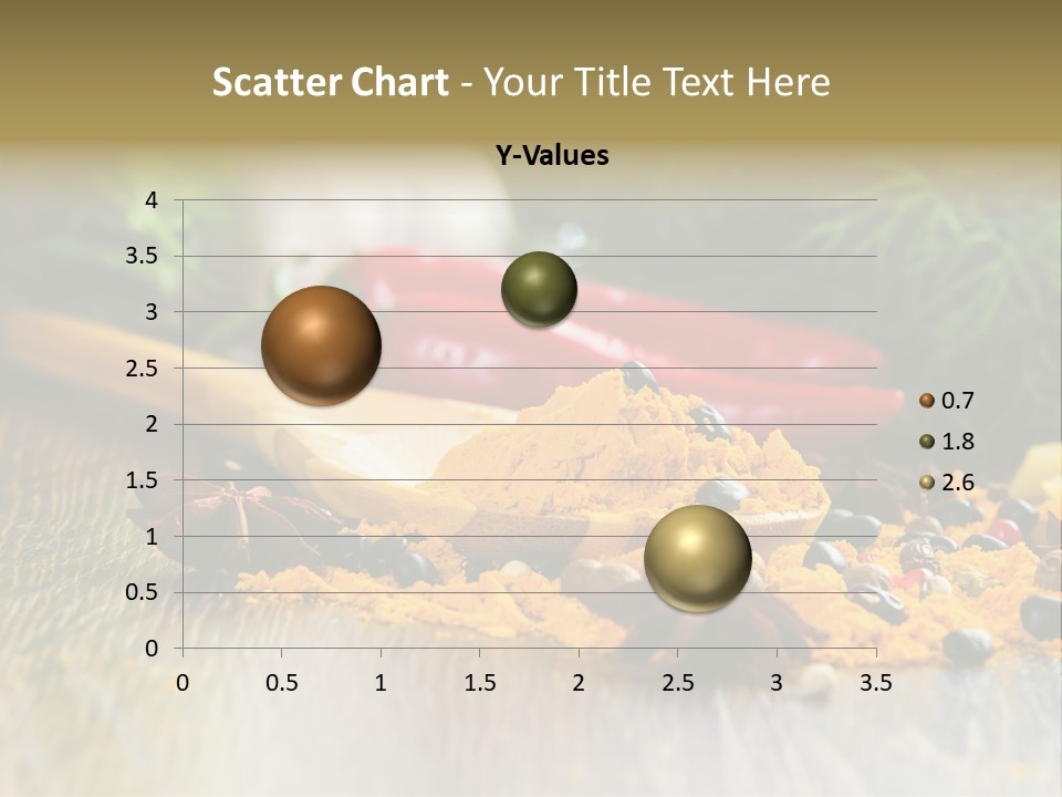 A Wooden Spoon Filled With Yellow Powder Next To Vegetables PowerPoint Template