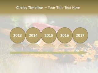 A Wooden Spoon Filled With Yellow Powder Next To Vegetables PowerPoint Template