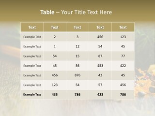 A Wooden Spoon Filled With Yellow Powder Next To Vegetables PowerPoint Template