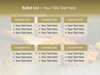 A Wooden Spoon Filled With Yellow Powder Next To Vegetables PowerPoint Template