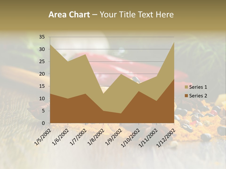 A Wooden Spoon Filled With Yellow Powder Next To Vegetables PowerPoint Template