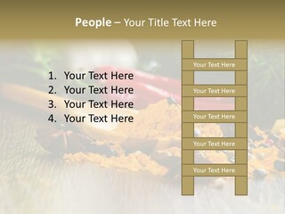 A Wooden Spoon Filled With Yellow Powder Next To Vegetables PowerPoint Template