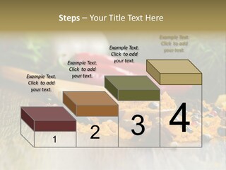 A Wooden Spoon Filled With Yellow Powder Next To Vegetables PowerPoint Template