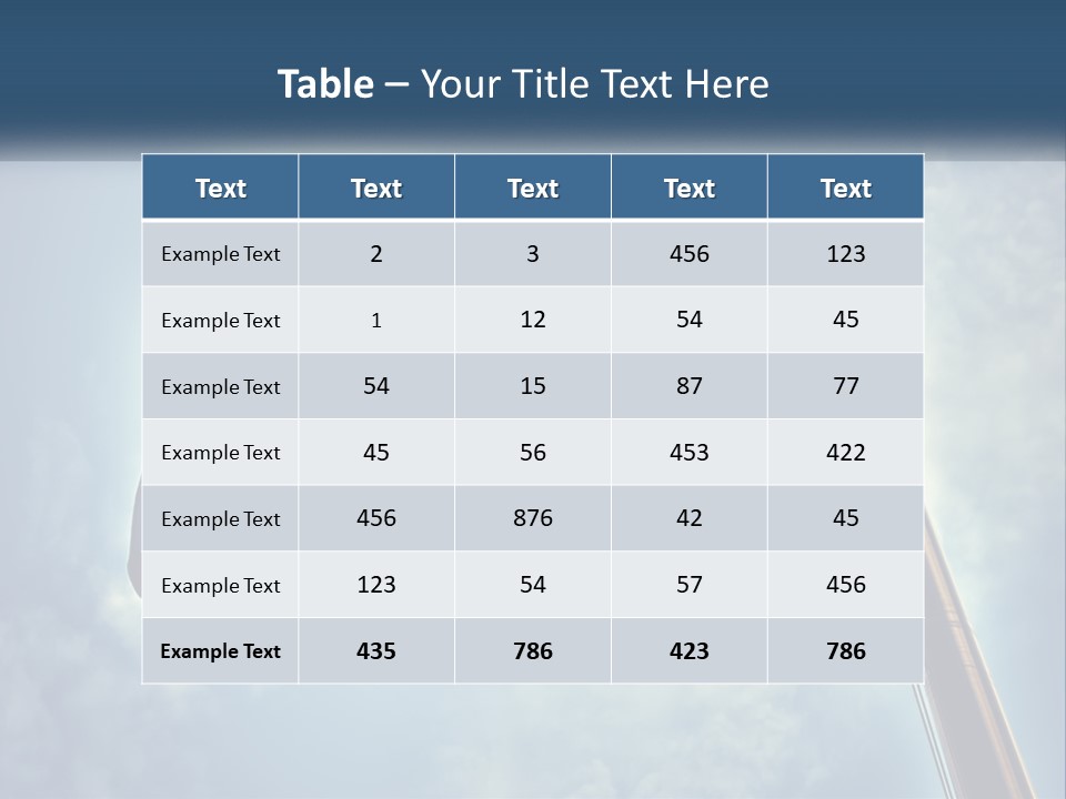 A European Flag Is Flying In The Sky PowerPoint Template