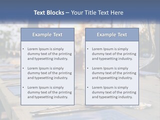 A Table Topped With Wine Glasses And Place Settings PowerPoint Template