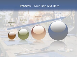 A Table Topped With Wine Glasses And Place Settings PowerPoint Template