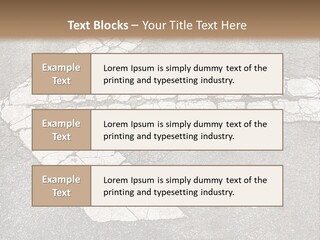 A Cross Painted On The Ground With A Brown Background PowerPoint Template