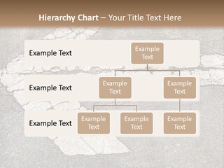 A Cross Painted On The Ground With A Brown Background PowerPoint Template