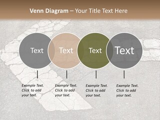 A Cross Painted On The Ground With A Brown Background PowerPoint Template