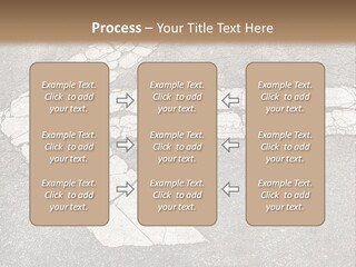 A Cross Painted On The Ground With A Brown Background PowerPoint Template