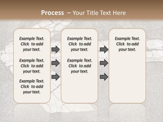 A Cross Painted On The Ground With A Brown Background PowerPoint Template