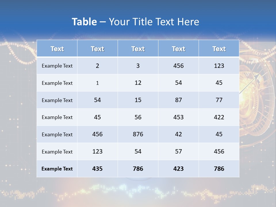 A Man With A Glowing Brain And A Clock On His Head PowerPoint Template